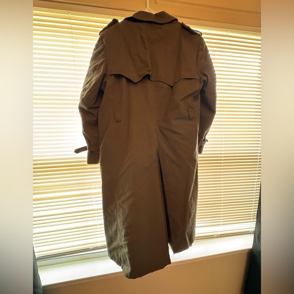 Dior Green Trench Coat Classic Design - Picture 2 of 5